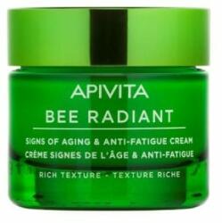 APIVITA Ingrijire Ten Bee Radiant Signs Of Aging And Anti-Fatigue Gel-Cream Rich Texture Crema Fata 50 ml