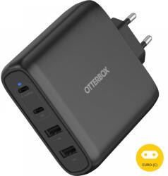 OtterBox USB-C Four Port 100W Wall Charger EU fekete (78-81343)