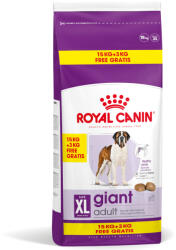 Royal Canin Royal Canin Size 15 + 3 kg gratis! 18 hrană uscată - Giant Adult (15 gratis)