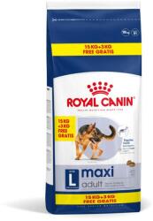 Royal Canin Royal Canin Size 15 + 3 kg gratis! 18 hrană uscată - Maxi Adult (15 gratis)