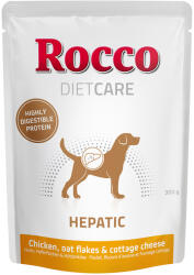 Rocco 6x300g Rocco Diet Care Hepatic Rocco Diet Care Hepatic csirke, zabpehely & túró tasakos nedves kutyatáp