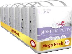 MonPeri Pantaloni Scutece MONPERI L 8-14 kg Mega Pack (AGSPK_02120)