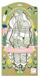 DJECO Planse de colorat moda DJECO Bowie & Friends (DJ09552) Carte de colorat