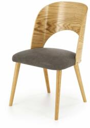 Halmar CADIZ szék, natúr / szürke