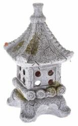 4home Suport de lumânare din ceramică Pagoda, 11 x 20 x 10, 5 cm