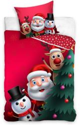 4-Home Lenjerie de pat din bumbac de Crăciun Salutăride la Polul Nord, 140 x 200 cm, 70 x 90 cm
