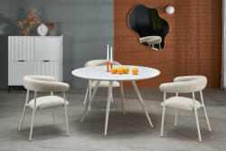 Halmar ARAMIS asztal, lastrico / fehér - smartbutor