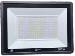 200W Ultra vékony 216 LED reflektor fényvető hideg fehér SLIM Kültéri spotlámpa IP66 - F