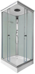 Leziter Valerie 80x80 cm szögletes hidromasszázs zuhanykabin (LH8080W)