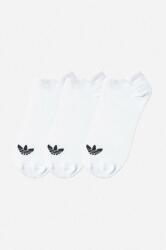 adidas Originals zokni Trefoil Liner 3 db fehér - fehér 43/46
