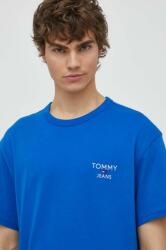 Tommy Jeans pamut póló férfi, nyomott mintás - kék XL - answear - 12 990 Ft