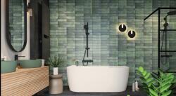 M-Acryl New Velvet kád 160x85 cm, fehér