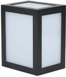 V-TAC 12W kültéri, fekete, szögletes fali LED lámpa hideg fehér - SKU 218342 (218342)