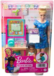Mattel Barbie Cariere Set Mobilier Cu Papusa Blonda Profesoara