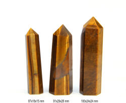 Obelisc Ochi de Tigru Mineral Natural 1 Varf - 1 Buc - concepttropic - 45,00 RON