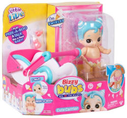 Moose Bebelus cu functii si accesorii Little Live Babies, Swirlee (0630996284766) Figurina