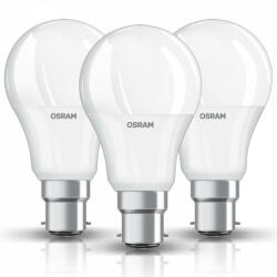 OSRAM 3PAK LED izzó B22d A60 8.5W = 60W 806lm 2700K Meleg 360° OSRAM (4052899961531)
