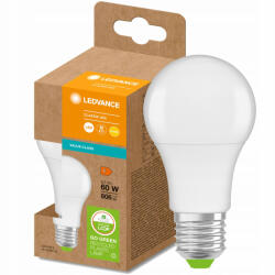 OSRAM PCR LED izzó E27 A60 8.5W = 60W 806lm 2700K 200° Eco Heat Recycling LEDVANCE (4058075824737)