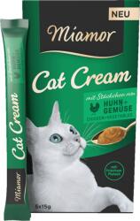Miamor Cat Cream - Csirke és zöldség 5x15g - 75 g