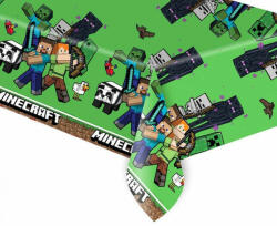 Decorata Party Műanyag asztalterítő 180x120cm, Game, Minecraft (LUFI738385)