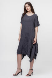 U See Rochie gri A-line in colturi Talie unica