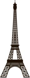 EWA Puzzle de perete Turnul Eifel, EWA, lemn, 47 piese