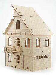 EWA Puzzle 3D, Casuta de Papusi, EWA, Lemn, 131 Piese