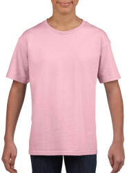 Gildan Rövid ujjú Softstyle gyerekpóló, Gildan GIB64000, Light Pink-L (giB64000lp-l)
