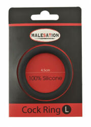 Malesation Inel penis Malesation Silicone Cock Ring Black L