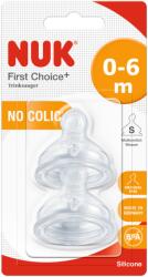 Nuk Силиконови биберони NUK First Choice - Размер S, 0-6 месеца, 2 броя (10709244)