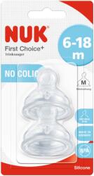 Nuk Силиконови биберони NUK First Choice - Размер M, 6-18 месеца, 2 броя (10721265)