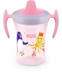 Nuk Неразливаща се чаша с мек накрайник NUK - Evolution, Trainer Cup, 6+ месеца, 230 ml, Розова (10255609)
