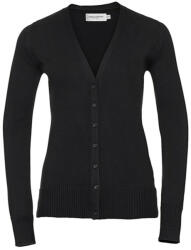 Russell Collection Ladies’ V-Neck Knitted Cardigan (774001014)