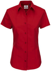 B&C Collection Ladies' Heritage Short Sleeve Poplin Shirt (715424069)