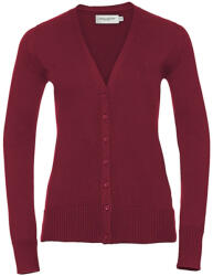 Russell Collection Ladies’ V-Neck Knitted Cardigan (774004317)