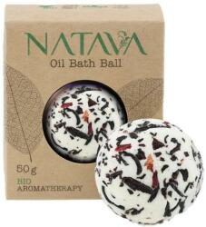 Natava Bilă de baie cu ulei de hibiscus - Natava Oil Bath Ball Hibiscus 50 g