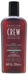 American Crew Agent 3 în 1 pentru îngrijirea părului și a corpului - American Crew Official Supplier To Men 3 In 1 Chamomile + Pine Shampoo Conditioner And Body Wash 250 ml