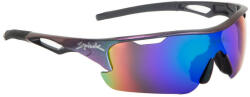 SPIUK - ochelari soare sport Jifter, 3 lentile de schimb transparent, portocaliu si verde oglinda - rama multicolora (irizata) (GJIFIREV) - ecalator