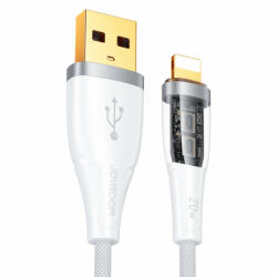 JOYROOM USB-A - Lightning Kábel Intelligens Kikapcsolással - 1.2m 2.4A - Fehér (S-UL012A3-white)