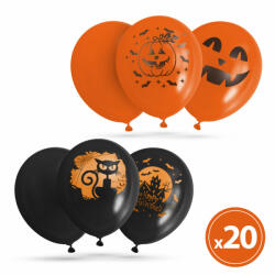 Halloween-i lufi szett - 6 féle - 20 db / csomag (G58140)