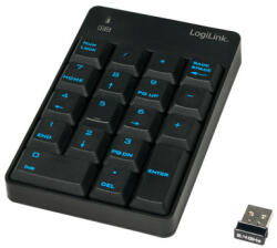  Tastatura numerica Logilink WS, negru (ID0120) - typec