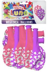 Luna Szivárványos rózsaszín-lila parti lufi szett 8db-os (000088940) - innotechshop