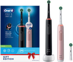 Oral-B Pro 3 Cross Action Duo pink/black