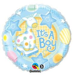 Qualatex Fólia lufi 18" 45cm - It's a boy (LUFI971015)