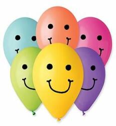  Léggömb, 30 cm, smiley, vegyes színek (PTGS11012780) - primatinta