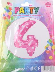 WIKY Felfújható léggömb - 4-es számú rózsaszín (WKW818479)