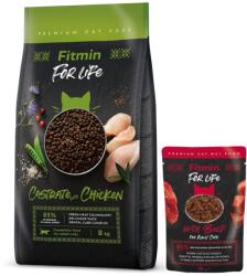 Fitmin Cat For Life Castrate Chicken 8kg+Fitmin Cat For Life Adult Beef 85g
