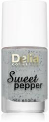Delia Cosmetics Sweet Pepper Black Particles körömlakk árnyalat 01 Cloudy 11 ml