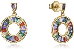 Viceroy Stílusos aranyozott fülbevalók cirkónium kövekkel Elegant 15115E000-39 - vivantis