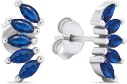 Brilio Silver Jellegzetes ezüst fülbevaló kék cirkónium kövekkel EA596WB - vivantis